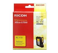 Gelov� n�pl� Ricoh G7500, 405503, yellow, typ RC-Y31, 2500s, O (Zv�t�it obr�zek)