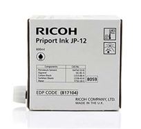 Inkoustov� cartridge Ricoh JP 12, �ern�, 817104, 600ml, O (Zv�t�it obr�zek)