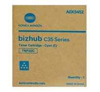 Toner Konica Minolta Bizhub C35/P, cyan, TNP-22C, 6000s, A0X5452, O (Zv�t�it obr�zek)