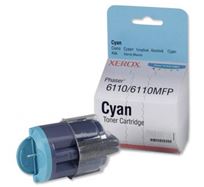Toner Xerox Phaser 6110, cyan, 106R01271, 1000s, z�padn� Evropa, O (Zv�t�it obr�zek)
